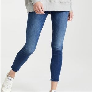 Rag & Bone Capri/Crop Skinny Blue Denim Jeans Women's Size 25